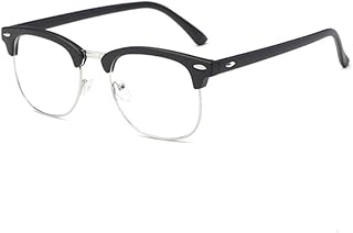 Blue Light Blocking Glasses Computer Reading Glasses Retro Eyeglasses Frame Anti UV Transparent Lens Anti Eye Fatigue Lightweight Fashion Professional Unisex for Smartphone Screens Computer TV