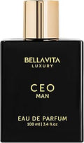 Bellavita Luxury CEO MAN Eau de Parfum | 100 ml (3.4 fl.oz.) | Perfume for Men | Mandarin, Lemon, Lavender, and Vetiver Notes | Long Lasting Men's Fragrance
