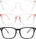 Gaoye Blue Light Glasses Blue Light Blocking Glasses for Women Men Computer Screen Filter Anti Eyestrain Glare UV Gaming Glasses Lightweight Eyeglasses Non-Prescription
