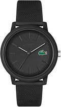 Analogue Quartz Watch for Men or Women from The Lacoste.12.12. Collection, Featuring a Stylish Silicone Bracelet with Petit Piqué Texture
