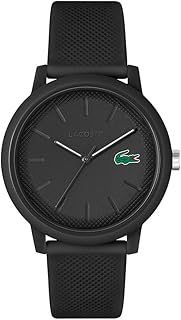Analogue Quartz Watch for Men or Women from The Lacoste.12.12. Collection, Featuring a Stylish Silicone Bracelet with Petit Piqué Texture
