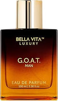 Bellavita Luxury G.O.A.T. Eau de Parfum | Citrus, Woody Scent profile with Bergamot, Lavender, and Pepper Top notes | 100 ml | Perfume for Men | Best gift for Valentine's Day
