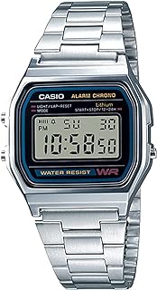 Casio Men's Digital Watch with Stainless Steel Bracelet