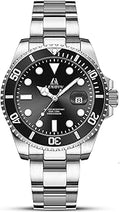 Mens Watches Stainless Steel Watches Men Waterproof Analog Quartz Watch Men's Wrist Watches with Date Fashion Casual Man Watch