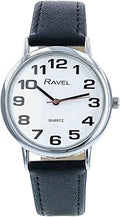 R0105 Big Numbers Analog Quartz Watch for Men and Women