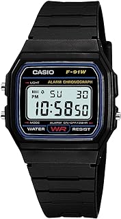 STANDARD DIGITAL WATCH WITH LED-LIGHT F-91W-1JF