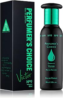 PERFUMER'S CHOICE No 9 Victor Perfume for Men. 83ml Eau de Parfum, Luxury Fragrance - Mens Aftershave, Long Lasting Fragrance by Milton-Lloyd