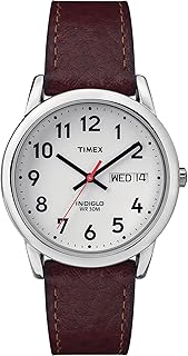 Timex Men's Easy Reader 35mm Date Window Leather Strap Watch