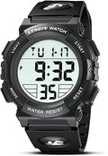 Mens Watches Digital Watches for Men Sports Watch Waterproof Wrist Watch for Man with Stopwatch, Alarm and Calendar