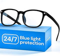 Gaoye Fashion Square Fake Eyeglasses, Eyewear Frames with Anti UV Ray Computer Gaming Glasses, Blue Light Blocking Glasses for Men