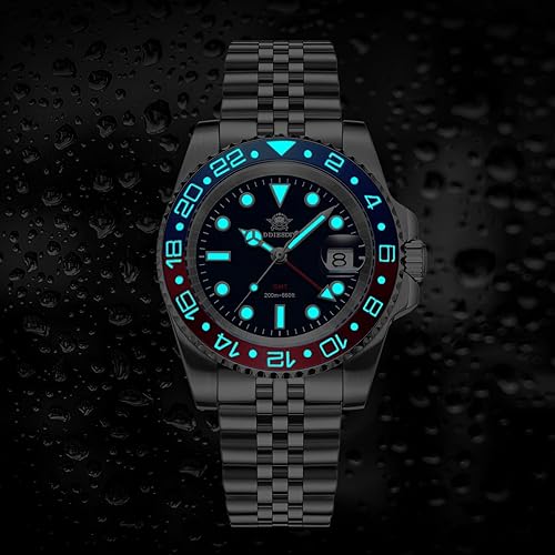 ADDIESDIVE AD2050 GMT Watch Swiss Ronda 20Bar Waterproof