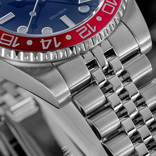 ADDIESDIVE AD2050 GMT Watch Swiss Ronda 20Bar Waterproof