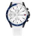 Analogue Multifunction Quartz Watch for Men with Stainless Steel or Silicone Bracelet