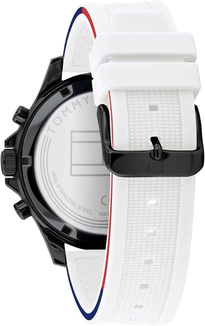 Analogue Multifunction Quartz Watch for Men with Stainless Steel or Silicone Bracelet