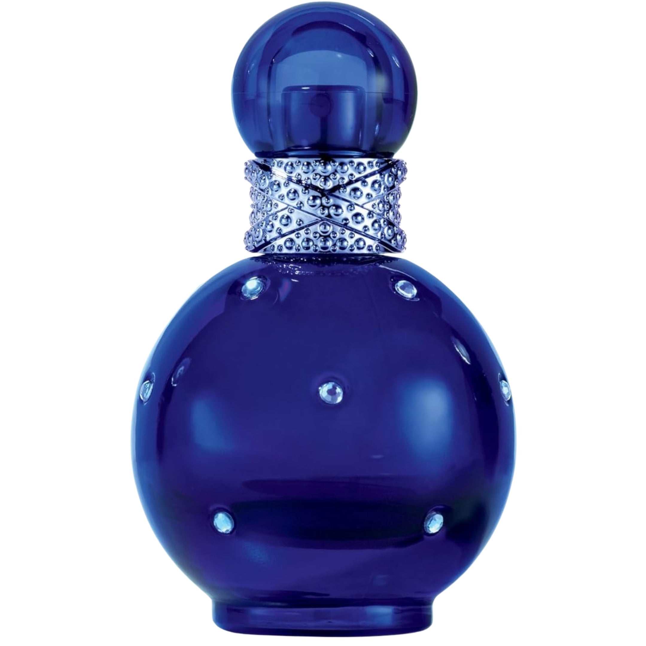Britney Spears Midnight Fantasy 30 ml – Eau de Parfum for Women – Floral Amber Fruity Fragrance – Notes of Exotic Plum, Velvet Iris and Amber – Midnight Blue Bottle