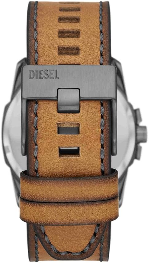 Master Chief Series Watch for Men, Three Hand Date Movement with Stainless Steel or Leather Strap