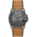 Master Chief Series Watch for Men, Three Hand Date Movement with Stainless Steel or Leather Strap