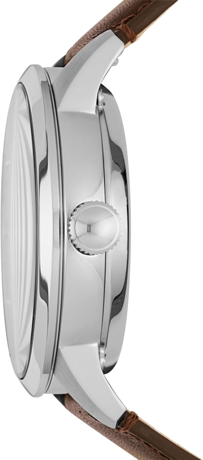 Fossil Townsman Watch for Men, Mechanical Automatic Movement with Stainless Steel or Leather Strap