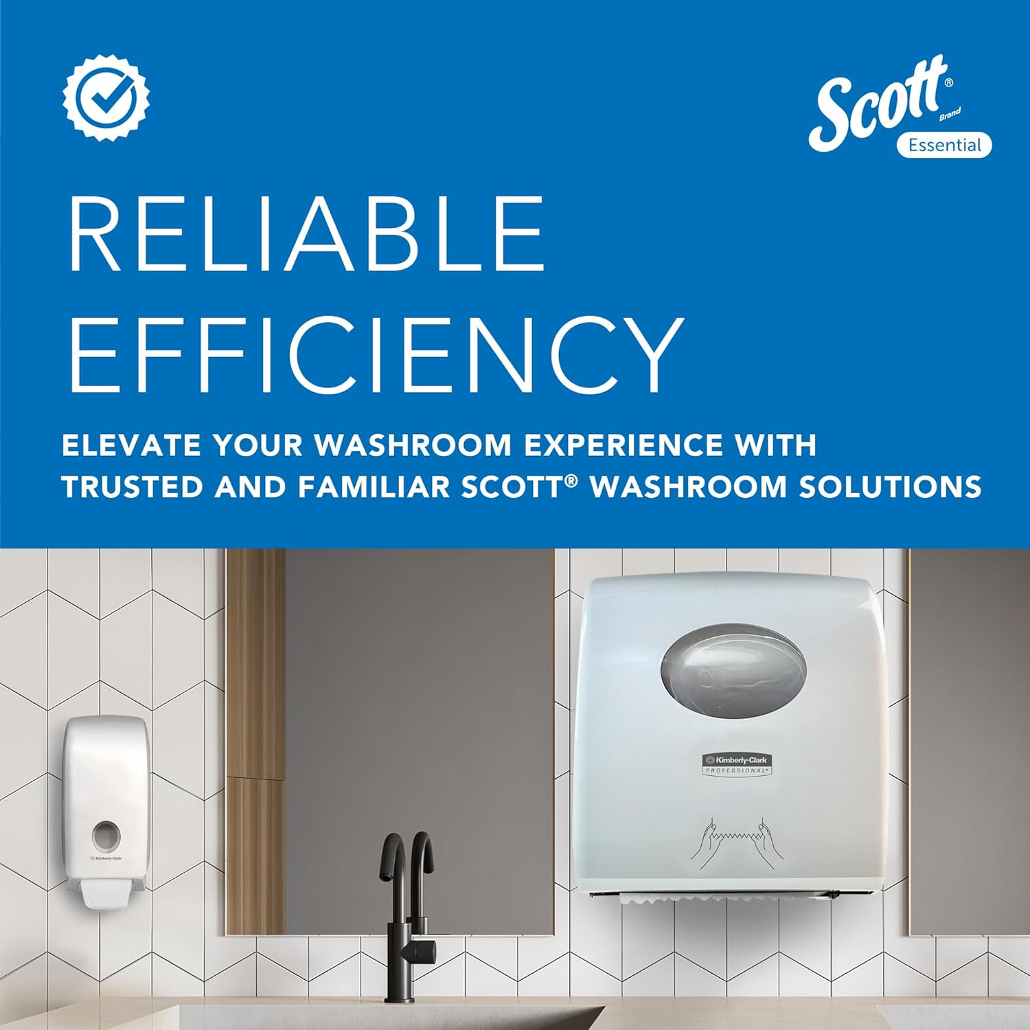 Scott Essential 2 Ply Narrow Fold Paper Hand Towels 2640 Sheets – Soft Absorbent White Multifold Towels
