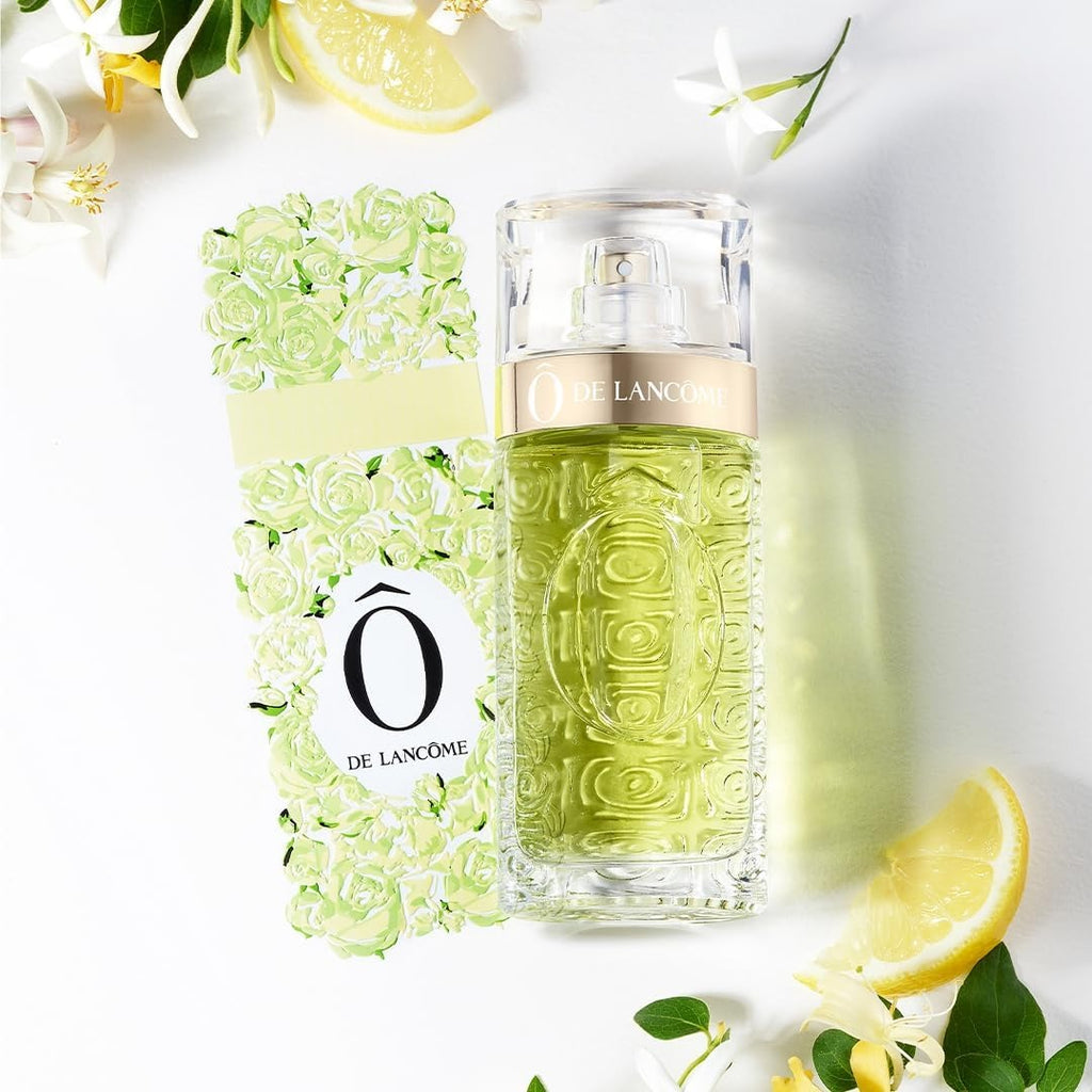 Lancôme Ô de Lancôme Refreshing Citrus Aromatic Eau de Toilette for Women, Vibrant, Zesty & Invigorating with Lemon, Fresh Bergamot & Sweet Mandarin Scent, Long-Lasting Perfume for Her, 125ml