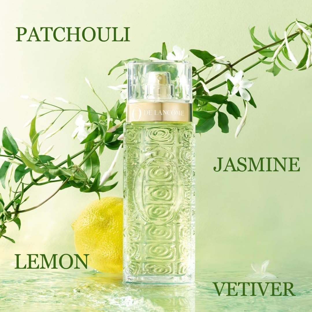 Lancôme Ô de Lancôme Refreshing Citrus Aromatic Eau de Toilette for Women, Vibrant, Zesty & Invigorating with Lemon, Fresh Bergamot & Sweet Mandarin Scent, Long-Lasting Perfume for Her, 125ml