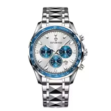 Luxury Men's Blue Dial Watch – Fashion Business Wristwatch for Men | Elegant Gift Timepiece