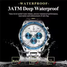 Luxury Men's Blue Dial Watch – Fashion Business Wristwatch for Men | Elegant Gift Timepiece