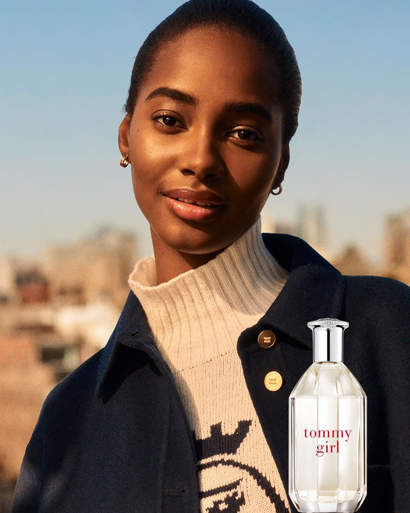 Tommy Hilfiger – Tommy Girl Eau de Toilette 100 ml – Perfume for Women – Very Fresh Floral Fragrance with Fruity Notes – Transparent Glass Bottle