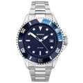 Wave Mens Watch – 39mm Sports Watch for Men, Rotating Bezel, Stainless Steel Bracelet and Date Window – 50m Water Resistant – 2 Year Warranty
