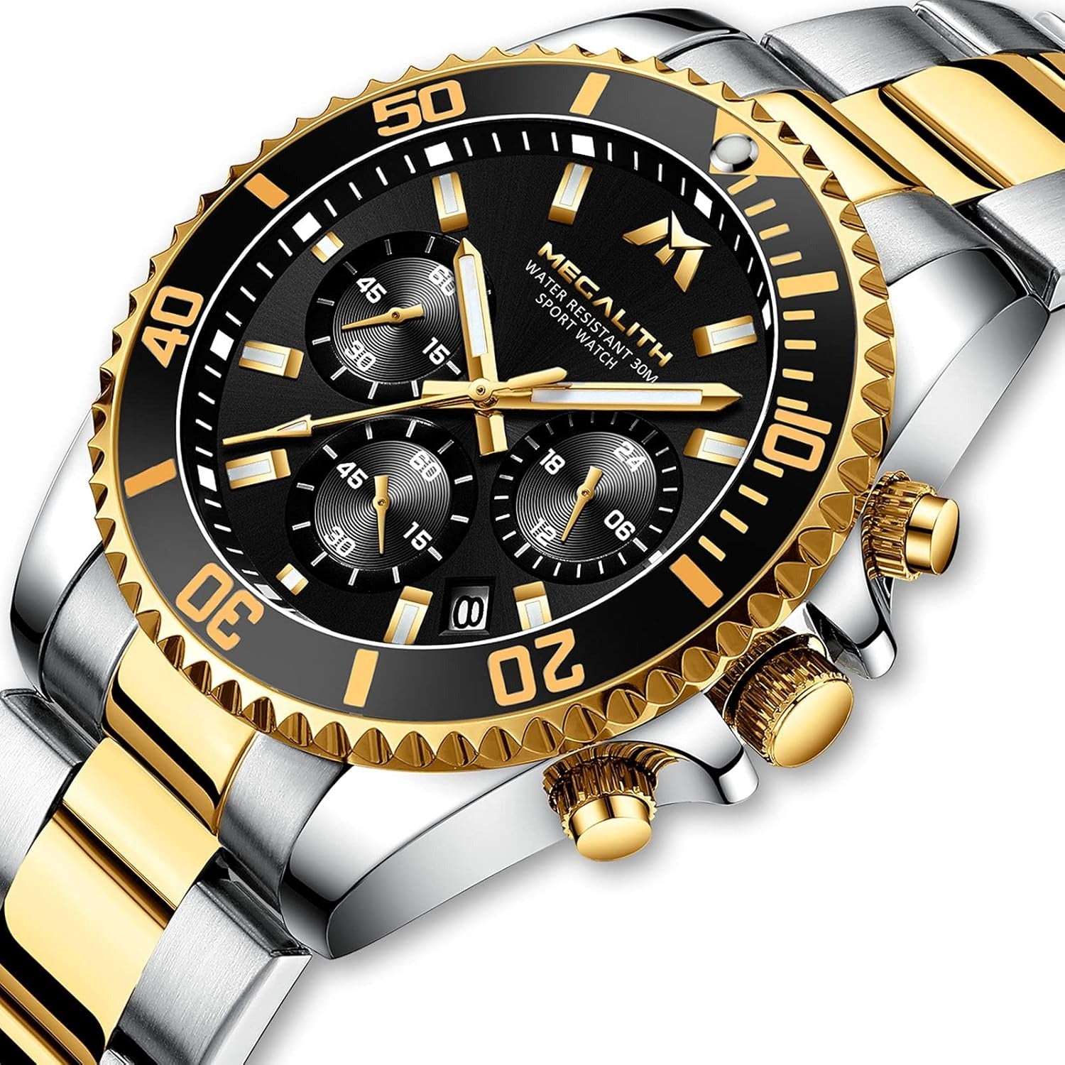 Mens Watches Military Watch Analog Quartz Watches for Men Waterproof Men's Wrist Watch with Date Nylon Band Army Tactical Sportswatch