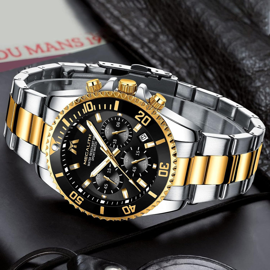 Mens Watches Military Watch Analog Quartz Watches for Men Waterproof Men's Wrist Watch with Date Nylon Band Army Tactical Sportswatch