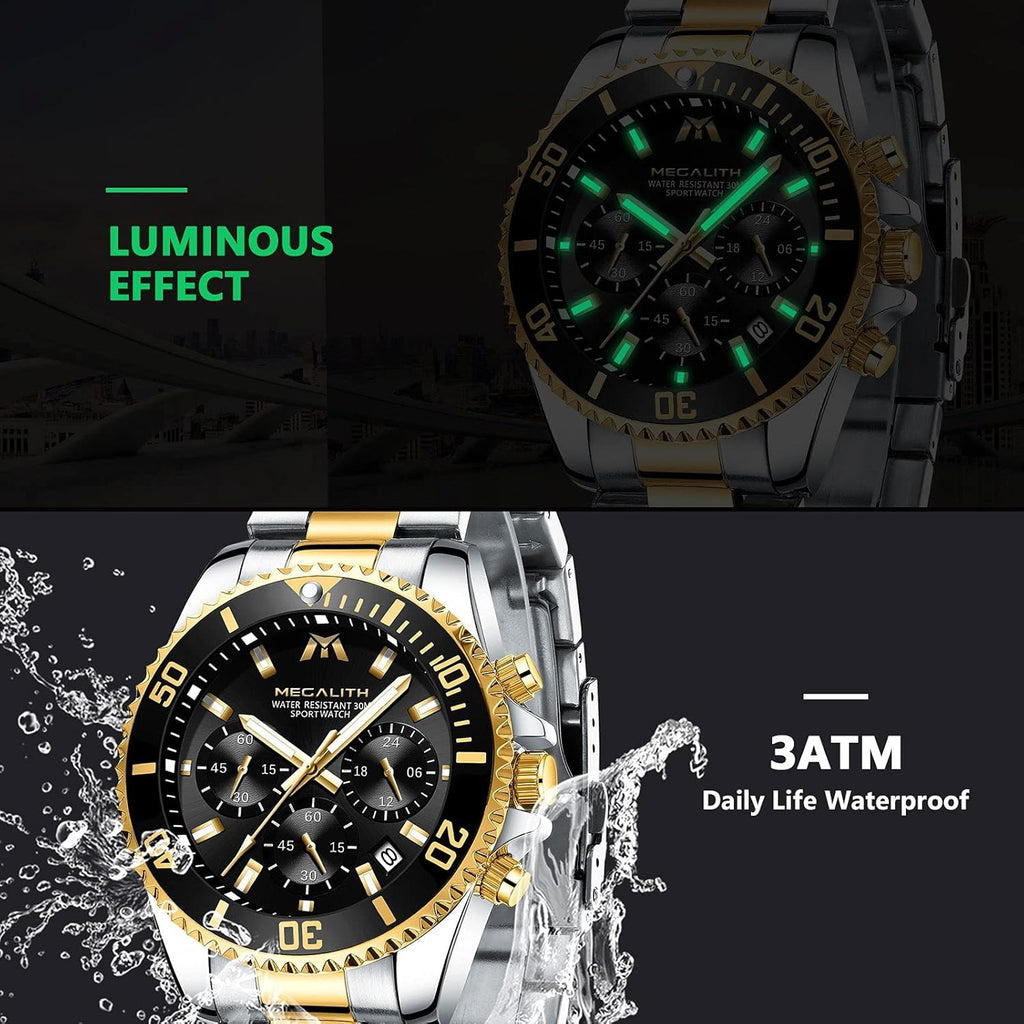 Mens Watches Military Watch Analog Quartz Watches for Men Waterproof Men's Wrist Watch with Date Nylon Band Army Tactical Sportswatch
