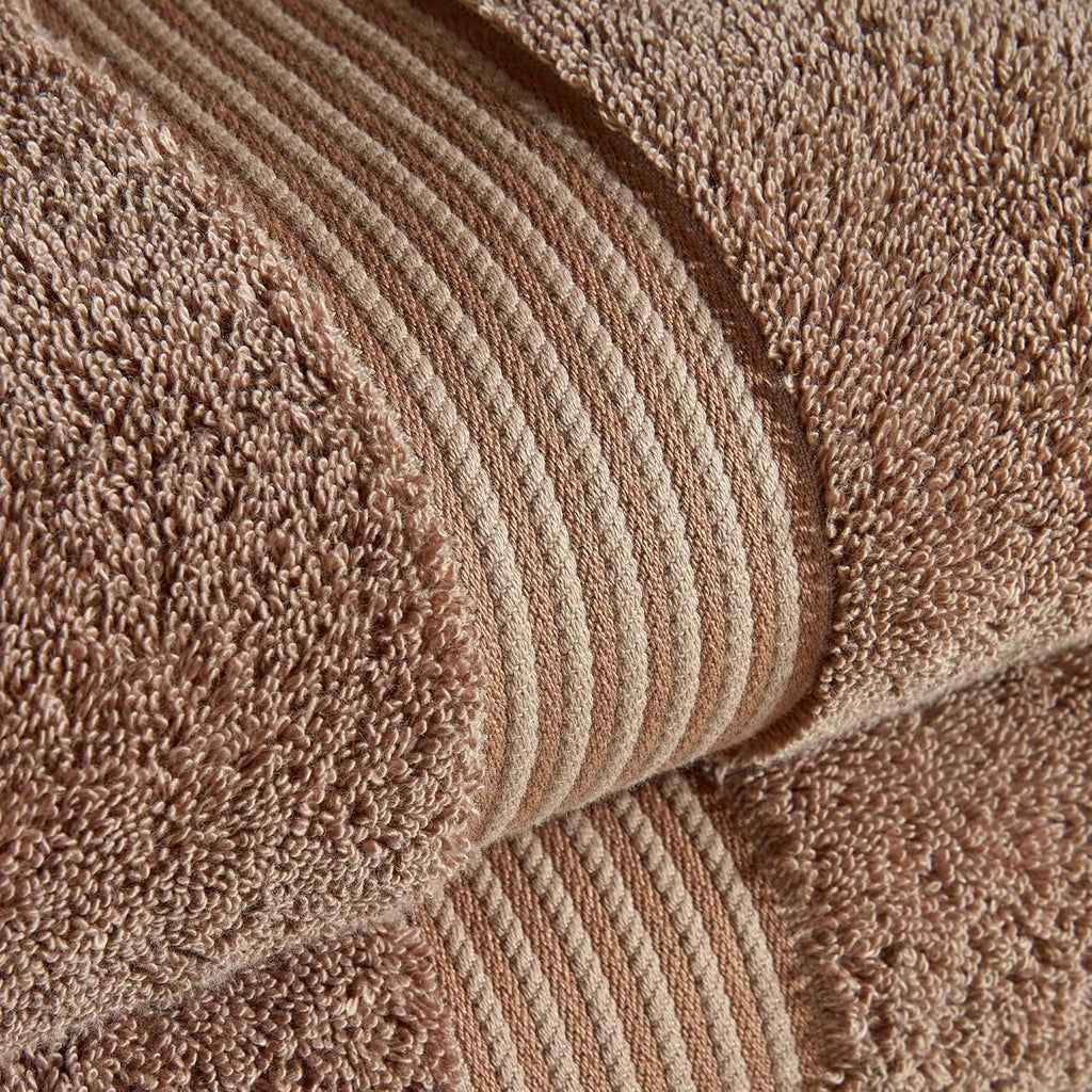 Christy Supreme Hygro 6 Piece Towel Set – 100% Supima Cotton, Ultra Soft, Super Absorbent, 650 GSM, Mocha Brown