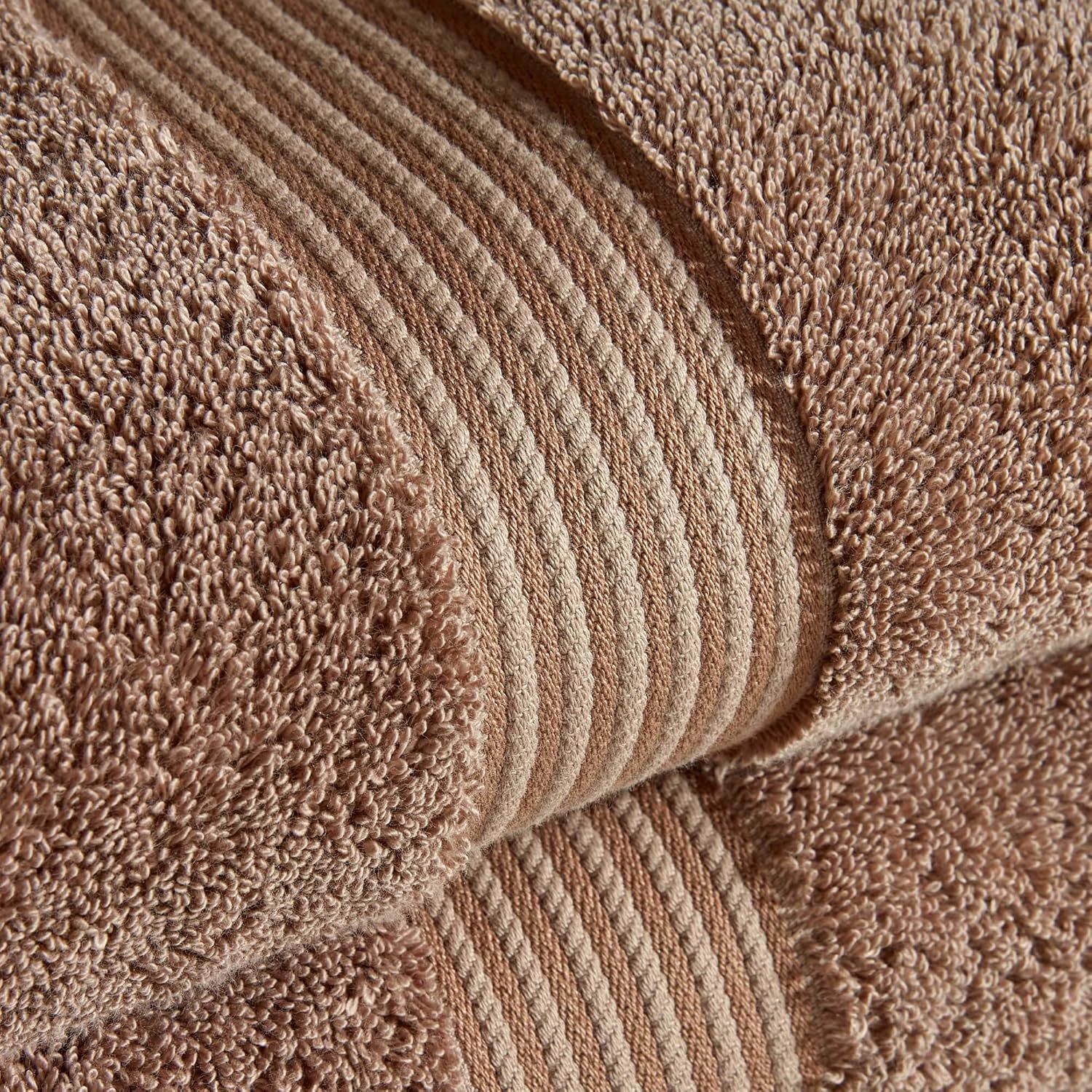 Christy Supreme Hygro 6 Piece Towel Set – 100% Supima Cotton, Ultra Soft, Super Absorbent, 650 GSM, Mocha Brown