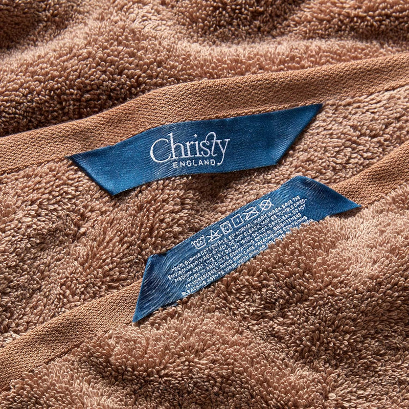Christy Supreme Hygro 6 Piece Towel Set – 100% Supima Cotton, Ultra Soft, Super Absorbent, 650 GSM, Mocha Brown